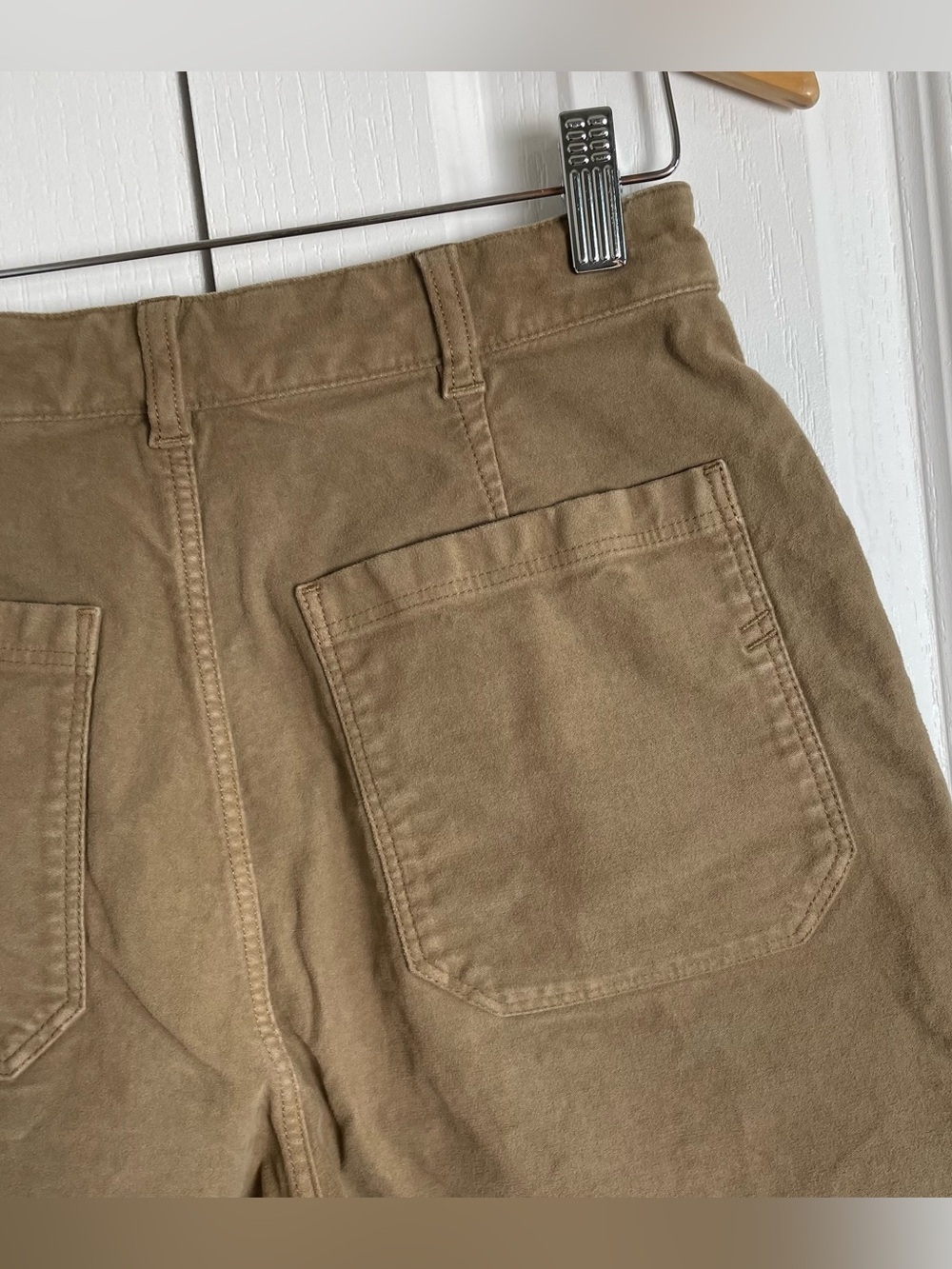 Billy Reid Moleskin Utility Capri Pants Women’s 4 Brown Straight Minimalist - Picture 7 of 14